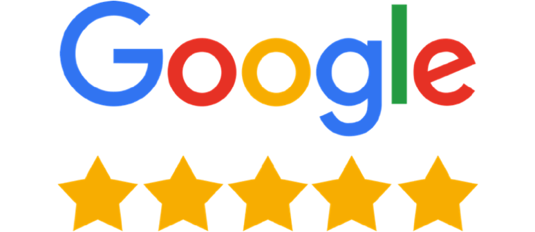 5 star reviews from Google
